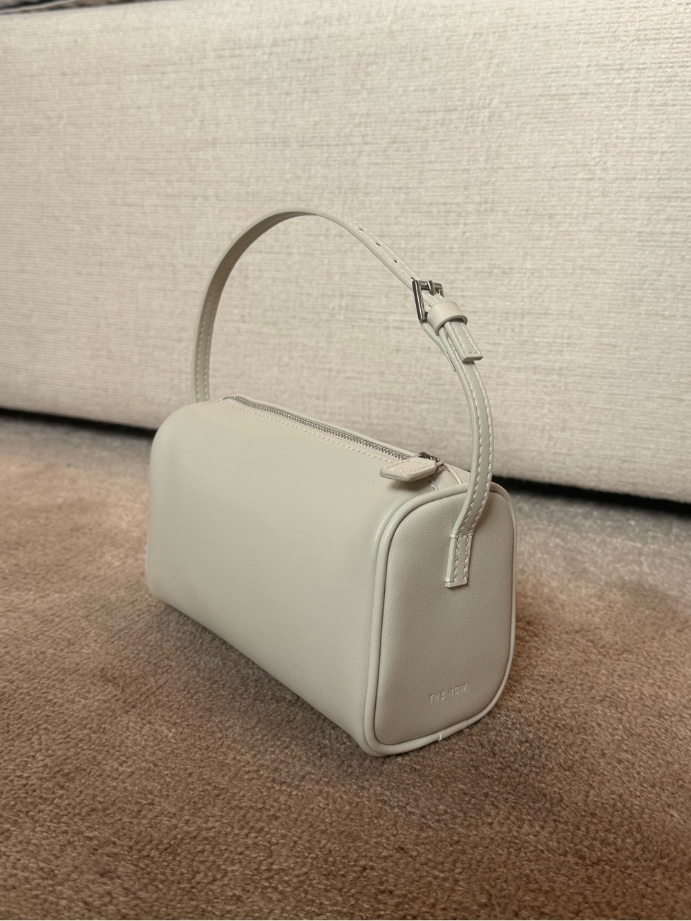 The Row Inspired 90s bag in Cream white purse pristine condition